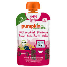 Pumpkin Bio édesburgonya püré áfonyával, céklával és zabbal 6 hónapos kortól - 100 g kisképe