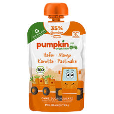 Pumpkin Bio püré mangóval, sárgarépával, paszternákkal és zabbal 6 hónapos kortól - 100 g kisképe