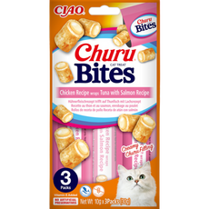 Churu Bites jutalomfalat macskáknak csirkével, tonhallal és lazaccal - 30 g kisképe