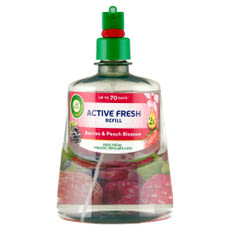 Air Wick Active Fresh Berries & Peach Blossom automata légfrissítő utántöltő - 228 ml kisképe