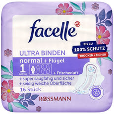 Facelle Ultra Binden szárnyas betét - 16 db kisképe
