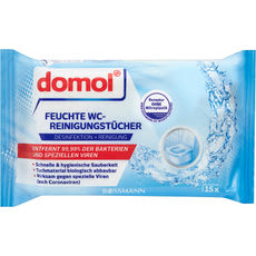 Domol nedves WC-tisztító kendő - 15 db kisképe