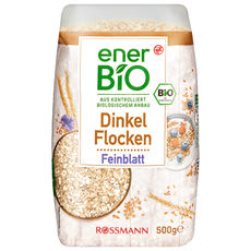 enerBiO tönkölybúza pehely - 500 g kisképe