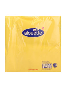Alouette Sárga Szalvéta - 30 db kisképe
