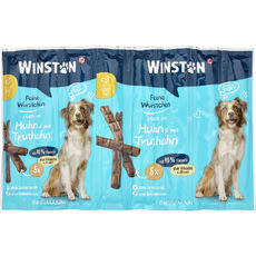 Winston jutalomfalat kutyáknak, csirkével és pulykával 8 db - 88 g kisképe