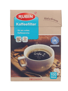 Rubin 2 Személyes Kávéfilter - 100 db kisképe