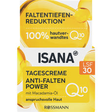 Isana Q10 Anti-Falten Power nappali arckrém SPF 30 - 50 ml kisképe
