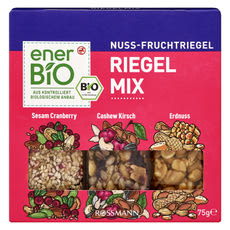 enerBiO magvas-gyümölcsszelet mix - 75 g kisképe