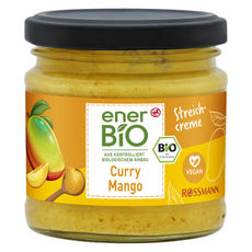 enerBiO currys kenhető krém mangóval, ananásszal és almával - 180 ml kisképe