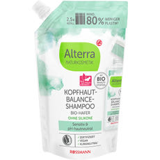 Alterra Naturkosmetik hajsampon utántöltő - 500 ml kisképe