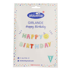 Alouette Habby Birthday girland - 1 db kisképe