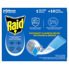Raid elektromos szúnyogírtó készülék utántöltő lappal - 10 db kisképe