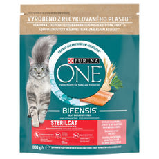 Purina One Sterilcat száraz macskaeledel lazaccal - 800 g kisképe