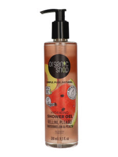 Organic Shop Bellini, please! hidratáló tusfürdő görögdinnyével és barackkal - 280 ml kisképe