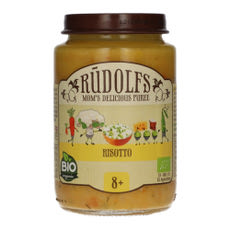 Rudolfs Bio bébiétel rizottó 8 hónapos kortól - 190 g kisképe