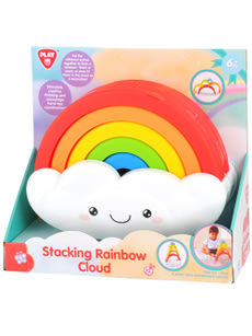 Playgo szivárványos vidám felhő bébijáték - 1 db kisképe