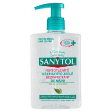 Sanytol pumpás kézfertőtlenítő gél - 250 ml kisképe