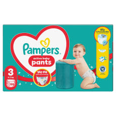 Pampers Active Baby Mega Pack bugyipelenka 6-11 kg, méret: 3 - 128 db kisképe