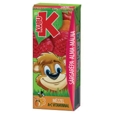 Kubu sárgarépa - alma - málna ital mézzel, vitaminokkal - 200 ml kisképe