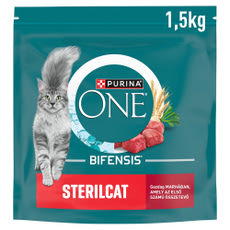 Purina One Sterilcat száraz macskaeledel marhával - 1,5 kg kisképe