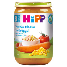 Hipp bébiétel zöldséges tészta sonkával 8 hónapos kortól - 220 g kisképe