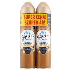 Glade Sensual Sandalwood & Jasmine légfrissítő aeroszol duo pack (2x300) - 600 ml kisképe