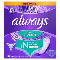 Always Dailies Fresh & Protect Flexistyle tisztasági betét - 58 db kisképe