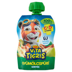 Sió Vitatigris gyümölcspüré, 100% körte ízű - 90 g kisképe