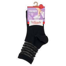 Bellinda zokni trendy pamut fekete 35-38 - 1 db kisképe