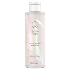 Gillette Venus Satin Care 2 az 1-ben bőrtisztító + borotvazselé - 190 ml kisképe