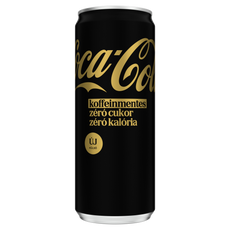 Coca-Cola colaízű koffeinmentes energiamentes szénsavas üdítőital édesítőszerekkel - 330 ml kisképe