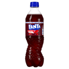 Fanta energiaszegény alma- és cseresznyeízű szénsavas üdítőital cukorral és édesítőszerekkel - 500 ml kisképe
