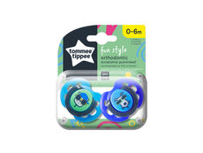 Tommee Tippee Fun játszócumi 0-6 hónapos kortól - 2 db kisképe