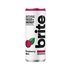 Brite Natural energiaital málna és menta ízesítéssel - 330 ml kisképe