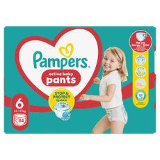 Pampers Active Baby Mega Pack bugyipelenka 13-19 kg, méret: 6 - 84 db kisképe