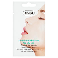 Ziaja Mikrobiom zsírmentes arcmaszk zsíros bőrre - 7 ml kisképe