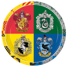 Harry Potter Hogwarts Houses papírtányér 8 db 23 cm - 1 db kisképe