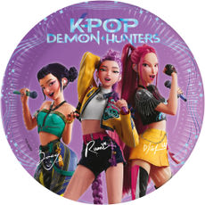 K-pop Démonvadászok Honmoon papírtányér 8 db 20 cm - 1 db kisképe