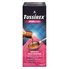 Tussirex köhögés elleni szirup felnőtteknek - 120 ml kisképe