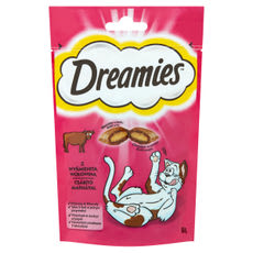 Dreamies szárazeledel macskáknak, marhával - 60 g kisképe