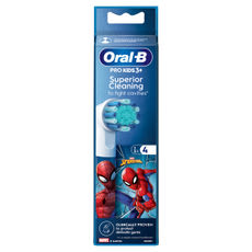 Oral-B Pro Kids Spiderman elektromos fogkefe pótfej - 4 db kisképe