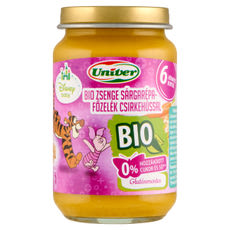 Univer Bébiétel Sárgarépa Csirkehús Ízesítéssel 6 Hónapos Kortól - 163 g kisképe
