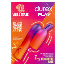 Durex Play Vibe & Tease 2 in 1 vibrátor és csiklóstimulátor - 1 db kisképe