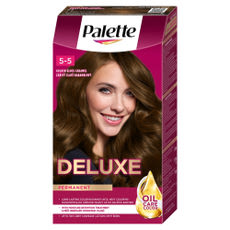Palette Deluxe tartós krémhajfesték 5-5 (555) Ragyogó világosbarna - 1 db kisképe