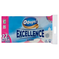 Ooops! Excellence Lotion toalettpapír 3 rétegű - 16 db kisképe