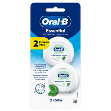 Oral B Essential Floss Waxed Mint fogselyem 2x50 m - 1 db kisképe