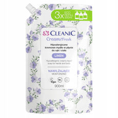 Cleanic Cream & Fresh Linen folyékony szappan utántöltő - 900 ml kisképe