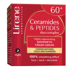 Lirene Ceramid & Peptid éjszakai krém-szérum 60+ - 50 ml kisképe