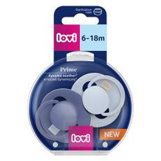 Lovi Prime dinamikus szilikon cumi 6-18 hónapos korig /kék - 1 db kisképe