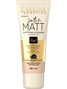 Eveline Satin Matt Mattifying&Covering alapozó /101 - 1 db